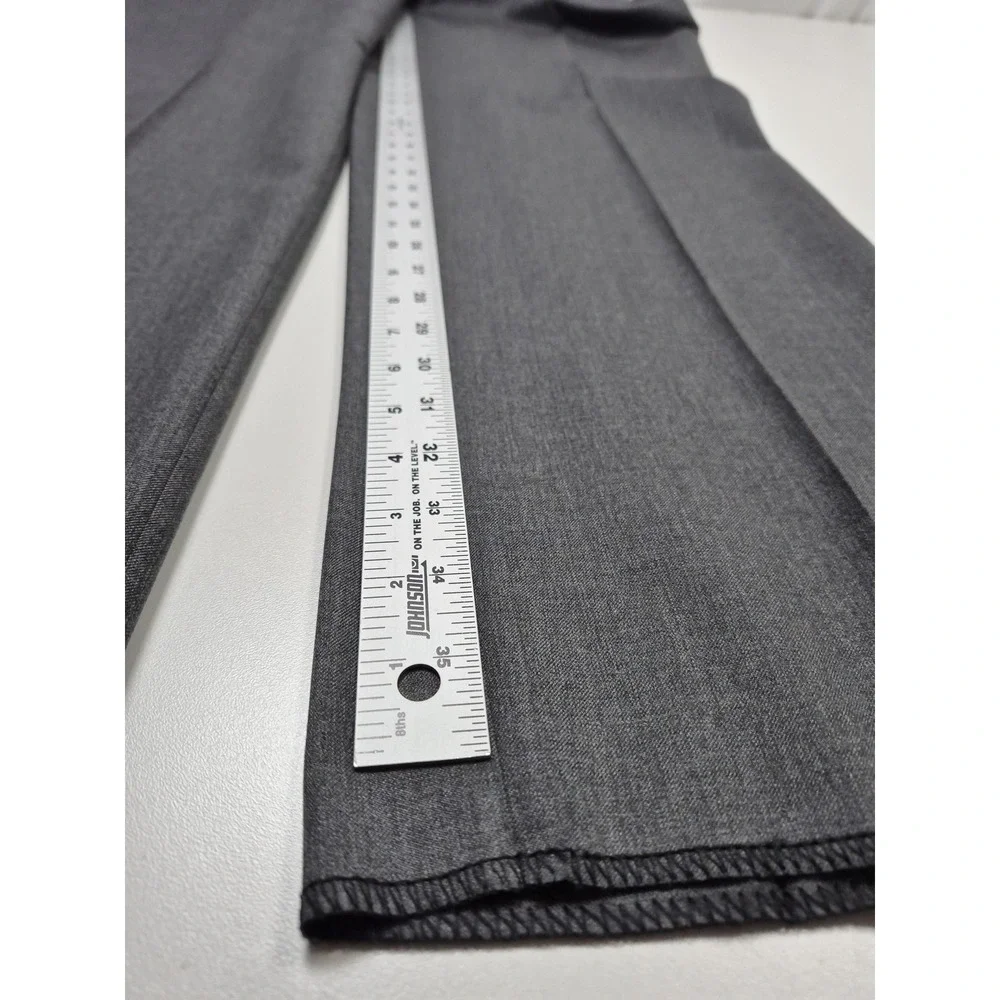 Peerless Couture International Suit Pants Men's 44x36 Gray Wool Dress Unhemmed